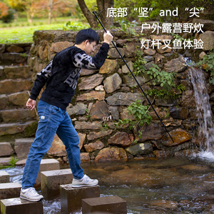 Outdoor Camping <b>Light</b> Stand Aluminum Alloy 1.2m Three Section Folding Freestanding Lamp <b>Pole</b> - Product Image 4