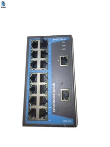 Interruptor Ethernet Industrial EDS-316 de 16 Puertos, Interruptor de Red Industrial Montable en Riel DIN, Interruptor de Red Robusto para Automatización Industrial - Product Image 1