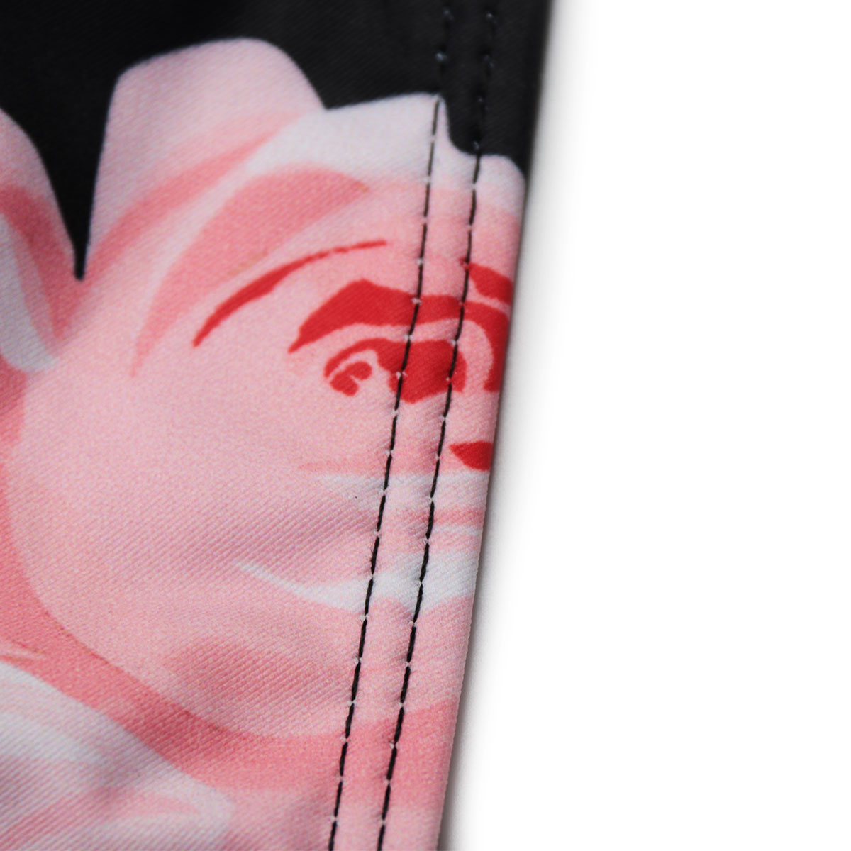 2021 Sexy pink lotus leaf printed high waist bikini hot sale swimsuit