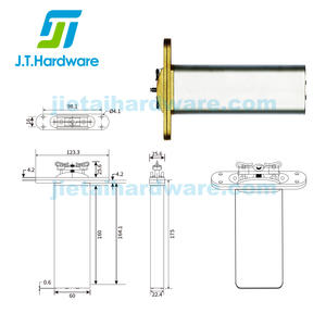 <span class=keywords><strong>Ha</strong></span> fe le Verdeckter Pfosten tür schließer Perko Perko matic R85 Verdeckter Tür schließer - Product Image 6