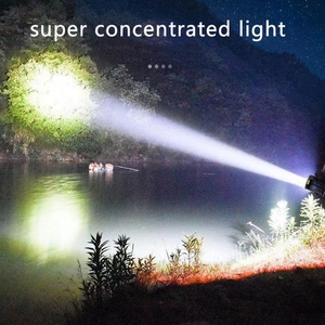 New Solar <b>Rechargeable</b> Usb Flashlight Super Bright 8 Head <b>Led</b> Flashlight Portable Searchlight Long Shot - Product Image 5