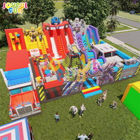 JOYFUL FUN Parc d'attractions gonflable sur le thème des Transformers