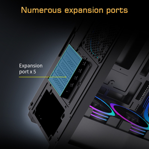 Lovingocool <span class=keywords><strong>2025</strong></span> thiết kế mới chơi game PC Tủ mATX trường hợp máy tính giữa tháp tủ nhà sản xuất chơi game với bảng điều khiển phía trước bằng gỗ - Product Image 5