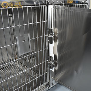Heavy Duty Large Small Stainless <span class=keywords><strong>Steel</strong></span> Animal Vet Puppies Pet Dog Kennels gabbie per gatti casse casse gabbia banca per cani - Product Image 4