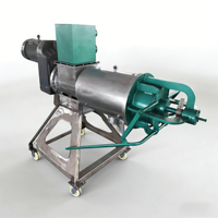 Presse à vis pratique pour la séparation solide-liquide, machine de déshydratation automatique du fumier animal, déshydratation du fumier de vache