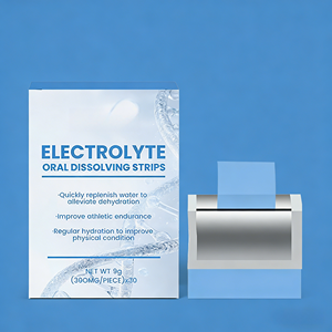 Tiras de Electrolitos Orales OEM ODM de Disolución Rápida, Paquetes de Tiras de Electrolitos Orales de Disolución Rápida para Energía - Product Image 1