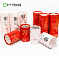 Boîte à fleurs réutilisable de couleur unie, fabriquée en usine OEM, avec fenêtre transparente en PVC, tube rigide, impression en relief, emballage personnalisé avec logo