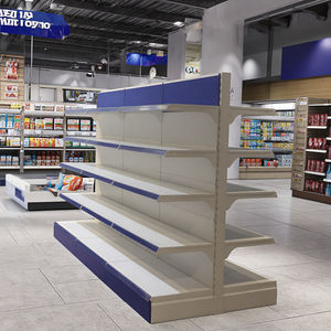 Exhibidores Metálicos <span class=keywords><strong>de</strong></span> Doble Cara para Tiendas Minoristas, Estanterías <span class=keywords><strong>de</strong></span> Góndola para Supermercados, <span class=keywords><strong>Precio</strong></span> <span class=keywords><strong>de</strong></span> Fábrica - Product Image 2