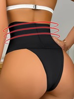 Taille haute Cincher ceinture Shaper string pour femmes grande taille peau amincissante ventre contrôle culotte corps plus mince