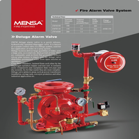 Katup Alarm Deluge Diafragma Berflens, Katup Alarm Kebakaran Aksi Cepat, Rakitan DN100 DN150 DN200 untuk Sistem Sprinkler