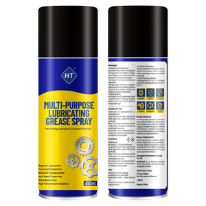 Grasa Lubricante Multiusos en <span class=keywords><strong>Aerosol</strong></span> HT 450ml, Aceite Penetrante Antioxidante para Cadenas y Rodamientos, Lubricante para Mantenimiento de Vehículos - Product Image 2