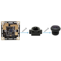 Webcam Laptop PC 5MP CMOS OV5640 UVC Driver Gratis Sudut Lebar Mini USB Kamera Fisheye untuk Windows Linux Raspberry Pi