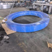 Roulement de tourelle robuste, grand roulement rotatif pour équipement industriel, fabricant de grues et d'excavatrices