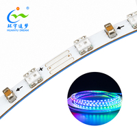 Lampu Strip LED RGB Addressable Ultra Narrow 3mm 0807 5V 160 LED/m 2 LED Dapat Dipotong Fleksibel Pita LED Pixel IC LED Strip