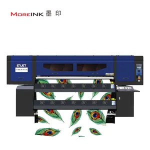 Impressora têxtil digital velocidade industrial, 6 peças ep 4720/i3200 cabeça, jato de tinta, impressora de subolmação