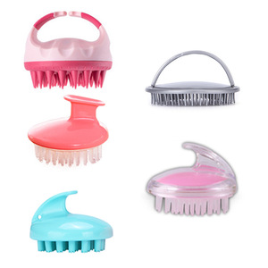 Brosse de massage du cuir chevelu en silicone pour le shampoing et le nettoyage, usage général - Product Image 3