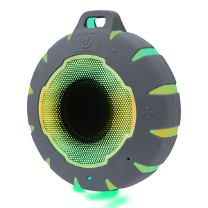 Minialtavoz de ducha con Bluetooth, dispositivo electrónico con luces RGB de colores - Product Image 5