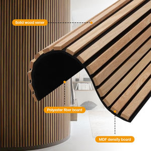 Panneau acoustique en grille <span class=keywords><strong>de</strong></span> bois ignifuge, directement <span class=keywords><strong>de</strong></span> <span class=keywords><strong>l</strong></span>'usine, pour <span class=keywords><strong>cinéma</strong></span> - Product Image 2