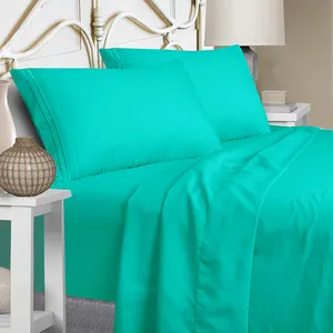 Wholesale Cheap Flat Sheet Sets1800 Thread Count Bedsheets Soft Twin Size Bed Sheet