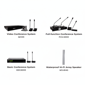 Système de caméra de conférence à double microphone pour des réunions hybrides conviviales - Product Image 1