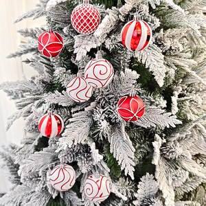 Boules de Noël personnalisées, design coloré, décorations de Noël suspendues, boules de 6 cm, ensemble de cadeaux, décoration de Noël, Bolas De Navidad - Product Image 4