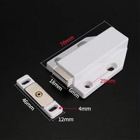 Loquet magnétique robuste en plastique pour tiroir de cuisine, poignée libre, installation facile pour hôtel, salon, hôpital