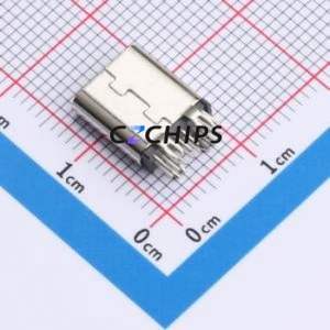 UKHAATCAA USB Connector Bent Lead Through Hole Connector Type-C USB 3.1 Female Right Angle Insert - Product Image 2