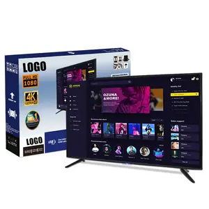 批发最优惠价格32英寸电视Led和液晶电视Oem 43 50 55 65 75 110英寸智能电视4k超高清工厂