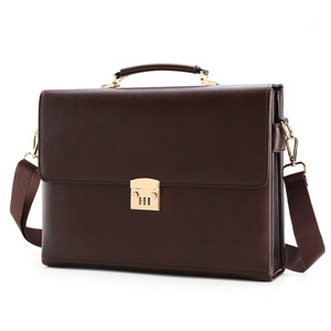 Bolsa masculina de couro, grande capacidade de negócios maleta <span class=keywords><strong>anti</strong></span>-roubo de luxo à prova d'água saco de mão para laptop - Product Image 2