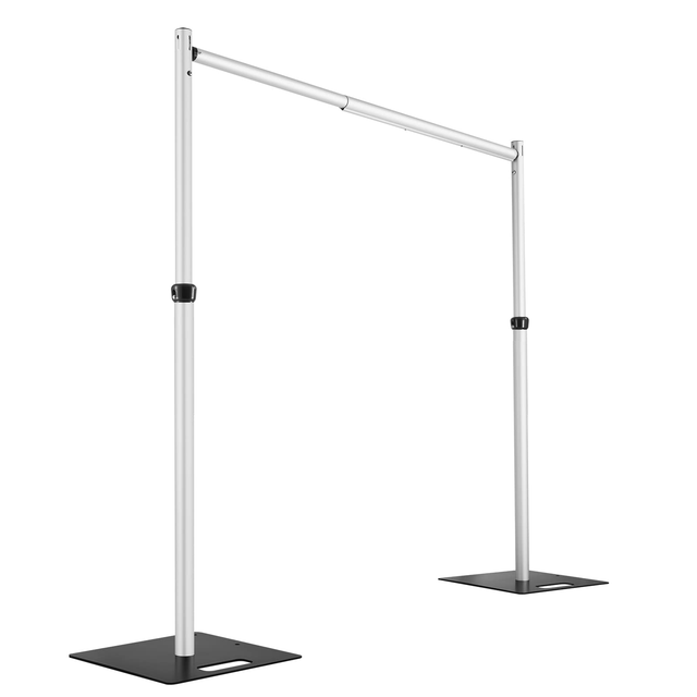 10x10ft Heavy Duty Backdrop Stand Kit, Adjustable Pipe and Drape Kit for Wedding, Party, Christmas, Birthday Decorations