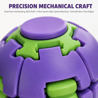 Balle anti-stress rotative et jouet de puzzle à presser et tourner, pour la coordination œil-main et la réduction du stress, cadeau pour enfants de trois ans et plus, vente au détail