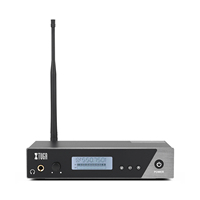 Système de monitoring intra-auriculaire professionnel à deux canaux pour scène et église, émetteur sans fil en métal uniquement