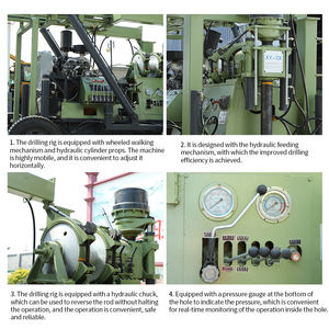 Machine de forage de puits d'eau mobile portable Hengwang Wheel à vendre - Product Image 4