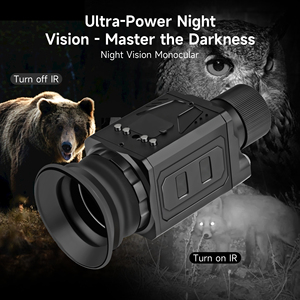 Monocolo Tattico Termico a Infrarossi per Visione Notturna Dispositivo con Telescopio e Mirino Laser per Caccia e Puntamento Fauna Selvatica all'Aperto - Product Image 5