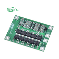 Carte de protection de batterie Li-ion 3S 12V 20A pour cellules 18650 avec chargeur et BMS - Électronique intelligente