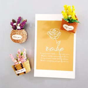 Imanes de Refrigerador con Forma de Flor, Imanes Decorativos Creativos 3D para Refrigerador, <span class=keywords><strong>Oficina</strong></span> y Cocina - Product Image 6