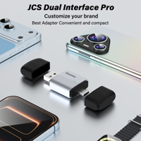 Adaptateur sans fil 2 en 1 CarPlay Android Auto avec Bluetooth 5.4, commande vocale, stable, plug-and-play, dongle universel