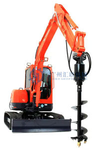 Máy khoan đất thủy lực 6 tấn dùng cho trồng cây và khoan cọc, máy đào 6 tấn - Product Image 4