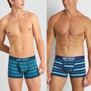 Alta qualità OEM Man Underwears produttore Logo personalizzato <span class=keywords><strong>Boxer</strong></span> da <span class=keywords><strong>uomo</strong></span> corto <span class=keywords><strong>Boxer</strong></span> in cotone personalizzato per <span class=keywords><strong>uomo</strong></span> - Product Image 3