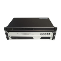 Boîtier de contrôle de serveur, amplificateur, boîtier électronique, châssis en acier galvanisé et aluminium, fabriqué sur mesure, 1U, IP54, pour montage en rack