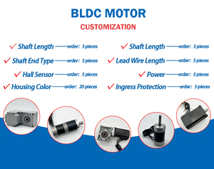 24V 48V 310vdc 3000rpm tốc độ thay đổi với BLDC không chổi than <span class=keywords><strong>DC</strong></span> điều khiển động cơ - Product Image 6
