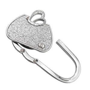 Fashion Zinc Alloy <strong>Handbag</strong> Hanger Folding Bag Purse <strong>Table</strong> <strong>Hook</strong> - Product Image 6