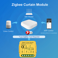 Module d'interrupteur de rideau WiFi Zigbee Tuya, pour volets roulants connectés, moteur de store, application Smart Life, compatible avec Alexa Google Home G809