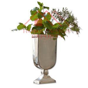 Decoración Metal Aluminio Macetas Floreros para la venta Centros DE MESA DE BODA Piso Trompeta Jarrones Para el hogar Hoteles y restaurantes - Product Image 6