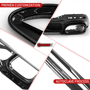 Offre Spéciale : Kit Carrosserie BB Style en Fibre de Carbone Sec pour Mercedes SL 63 R232 – Lame Avant, Lame Arrière et Jupes Latérales - Product Image 3