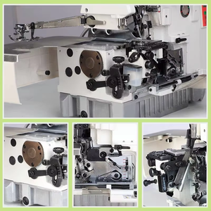 Macchina da Cucire Industriale Usata Jukky FH747 ad Alta Velocità, <span class=keywords><strong>Overlock</strong></span> Elettronico per Scatole di Cartone, Colore Bianco, 1 Set - Product Image 2