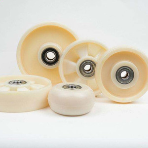 180x50x20mm pu nylon chariot élévateur polyuréthane roue chariot élévateur roues pour chariot à palette - Product Image 5