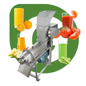 Aloe Vera Komersial Wortel Membuat Pulper Finisher Biji Buah dan Pulp Pemisahan Markisa Jus Buah Mesin Ekstrak