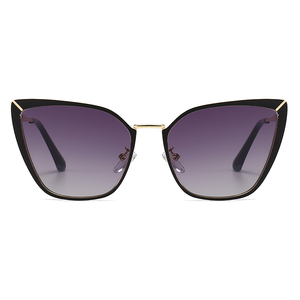 Wholesale Custom Logo Metal Cat Eye <b>Spring</b> <b>Hinge</b> Unisex Sunglasses with UV400 Lenses 6 Colors - Product Image 4