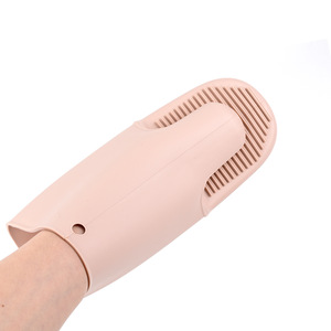 Gants de four en silicone épais à pois de style nordique, isolation haute température, pour cuisine et micro-ondes, avec logo personnalisé - Product Image 6